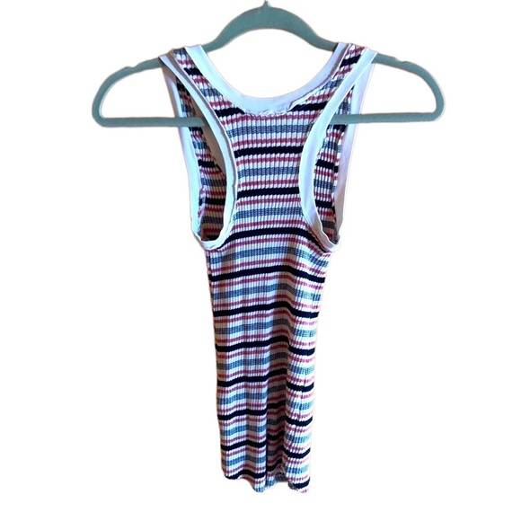 Stateside Cotton Red White and Blue Stripped Tank Top - Picture 4 of 4